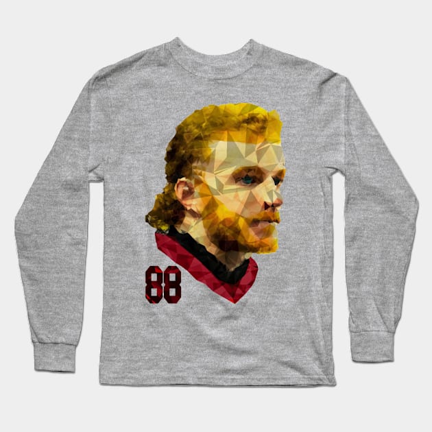 Patrick Kane Chicago Poly Long Sleeve T-Shirt by Erianna Bee